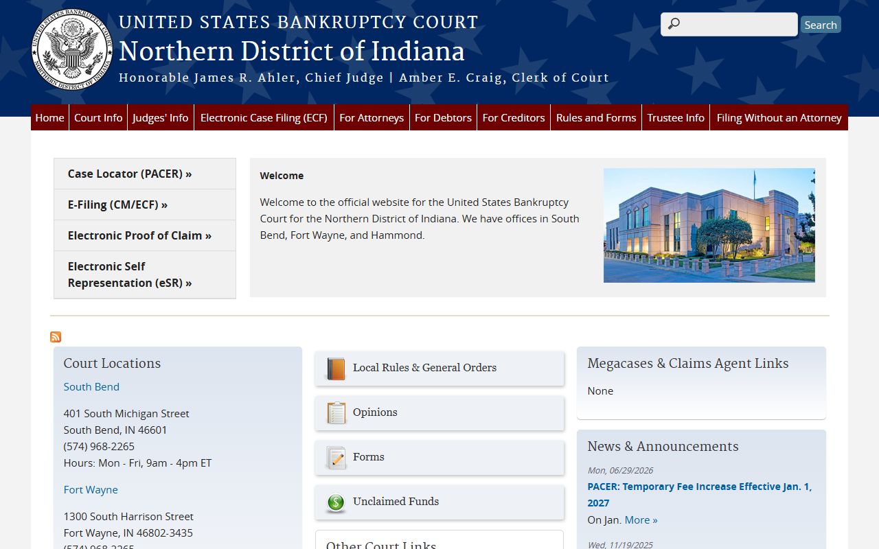 Marshall County court records and Northern District bankruptcy source